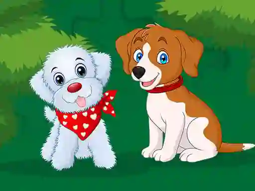 Igra Cute Puppies Jigsaw spletu