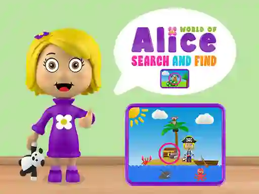 Igra World of Alice Search and Find spletu