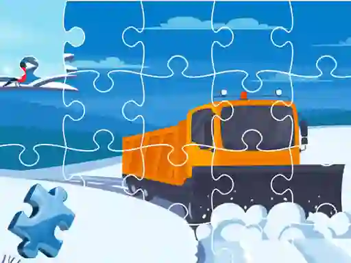 Igra Winter Trucks Jigsaw spletu
