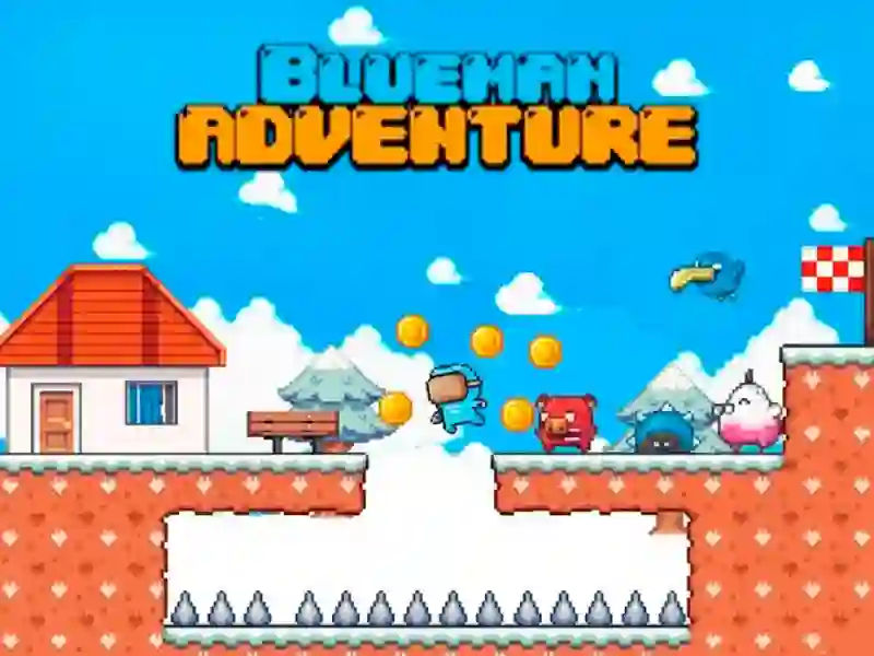 Igra Blueman Adventure spletu