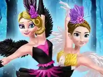 Igra Ellie and Annie Black Swan and White Swan spletu