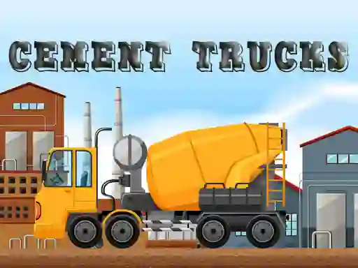 Igra Cement Trucks Hidden Objects spletu
