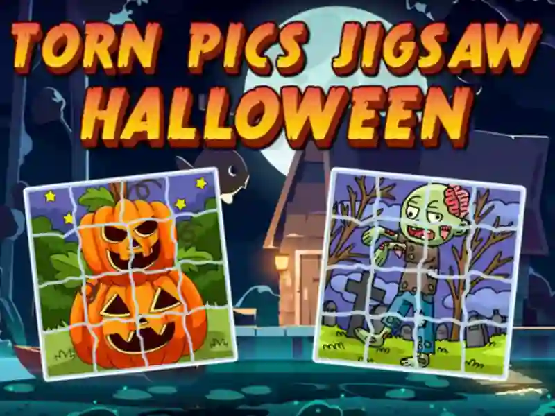 Igra Torn Pics Jigsaw Halloween spletu