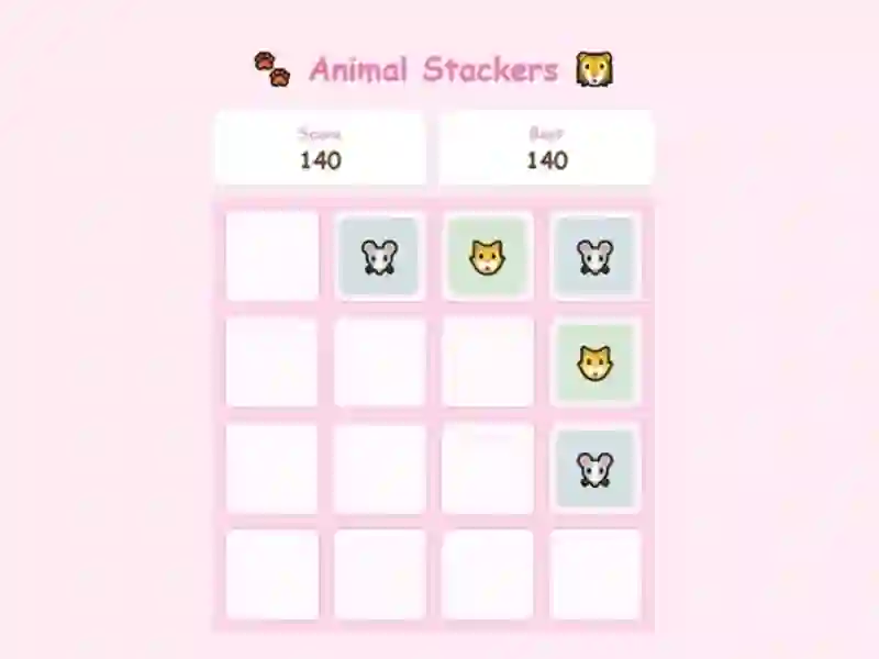 Igra Animal Stackers spletu
