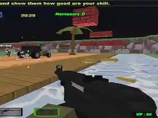 Igra Blocky Combat Strike Zombie Multiplayer spletu