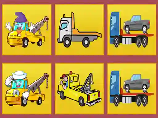 Igra Tow Trucks Memory spletu