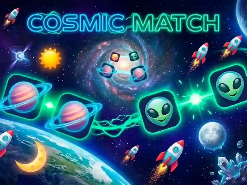 Igra Cosmic Match spletu