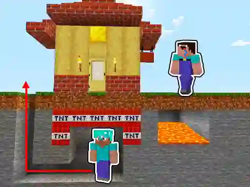 Igra Noob vs Pro Challenge spletu