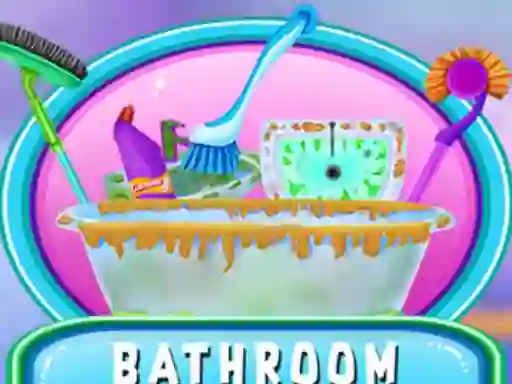 Igra Bathroom Clean Up spletu