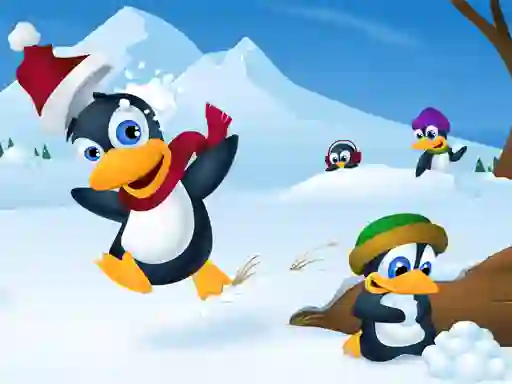 Igra Cute Penguin Slide spletu