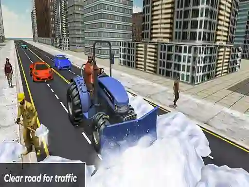 Igra Grand Snow Clean Road Driving Simulator spletu