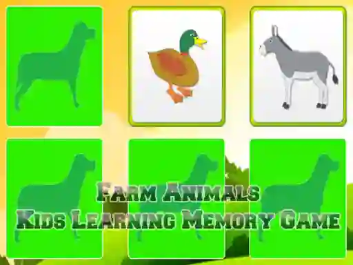 Igra Farm Animals Kids Learning  Memory spletu