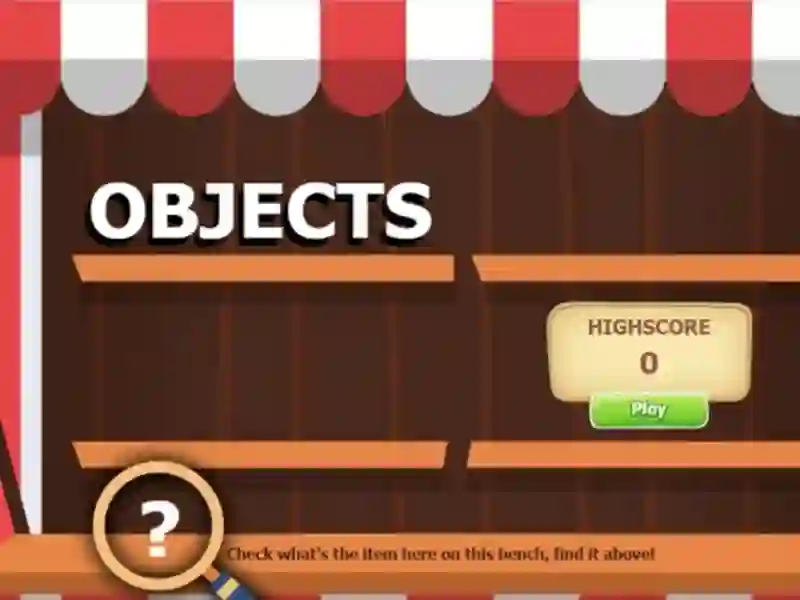 Igra Objects spletu