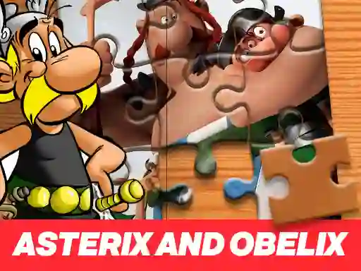 Igra Asterix and Obelix Jigsaw Puzzle spletu