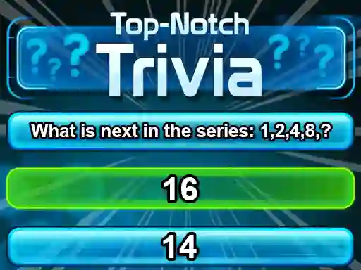 Igra Top Notch Trivia spletu