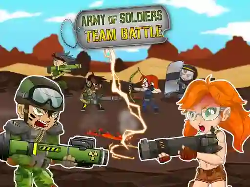 Igra Army of soldiers: Team Battle spletu
