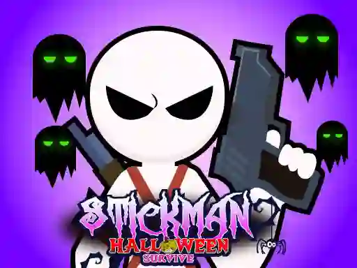 Igra Stickman Halloween Survive spletu