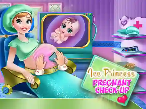 Igra Ice Princess Pregnant Check Up spletu