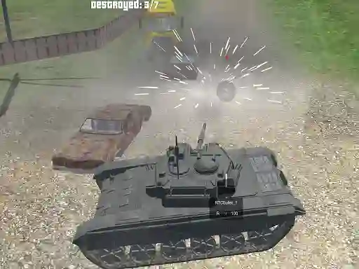 Igra Tank Shooting Simulator spletu