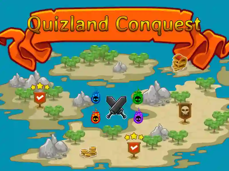 Igra Quizland Conquest spletu