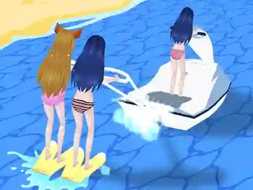 Igra Girl Surfer 3D spletu