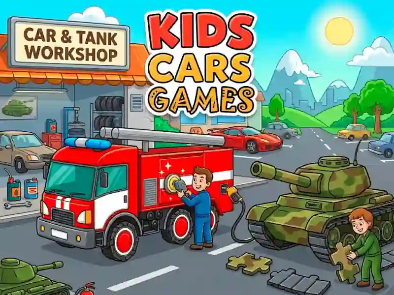 Igra Kids Cars Games spletu