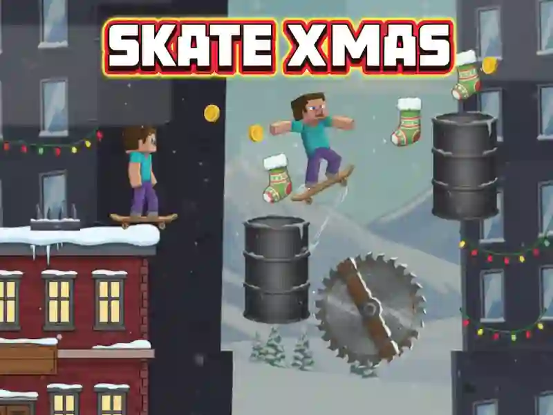 Igra Skate Xmas spletu