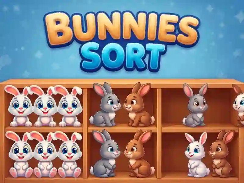 Igra Bunnies Sort spletu