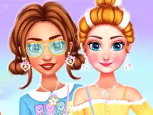 Igra BFF Lovely Kawaii Outfits spletu