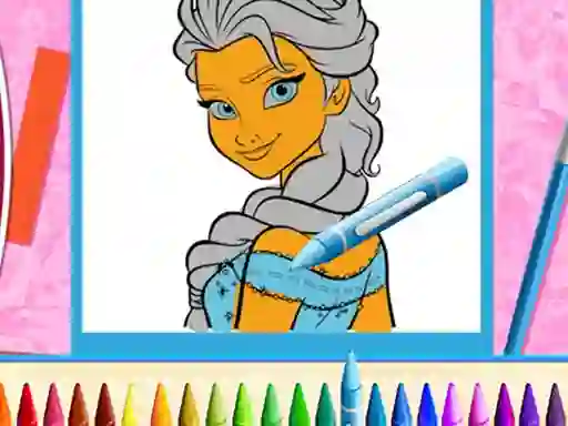 Igra The Princess Sisters Coloring spletu