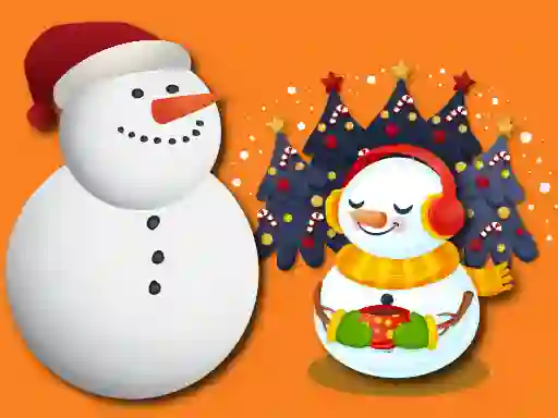 Igra Gravity Snowman Christmas spletu