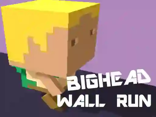 Igra Bighead Wall Run spletu