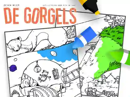 Igra Coloring Gorgels spletu