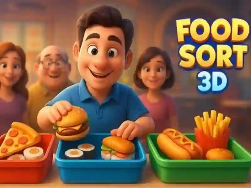 Igra Food Sort 3D spletu