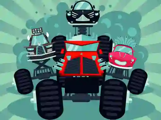 Igra Crazy Monster Trucks Memory spletu