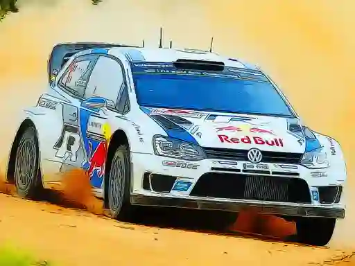 Igra Rally Car Driving Jigsaw spletu