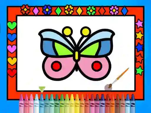 Igra Color and Decorate Butterflies spletu