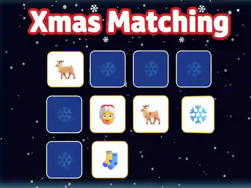 Igra Xmas Matching spletu