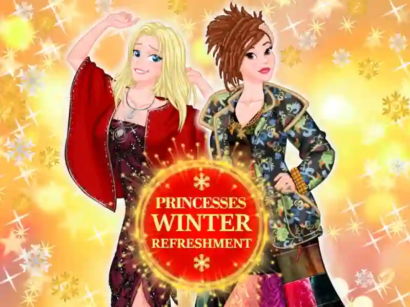 Igra Princesses winter refreshment spletu