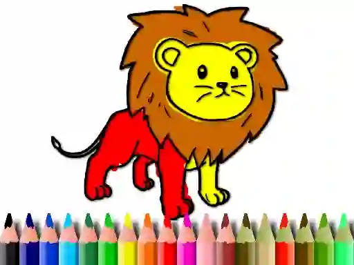 Igra Back To School: Lion Coloring Book spletu