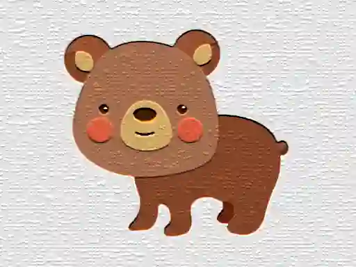 Igra Cartoon Bear Puzzle spletu