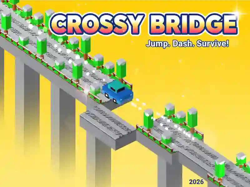 Igra Crossy Bridge spletu