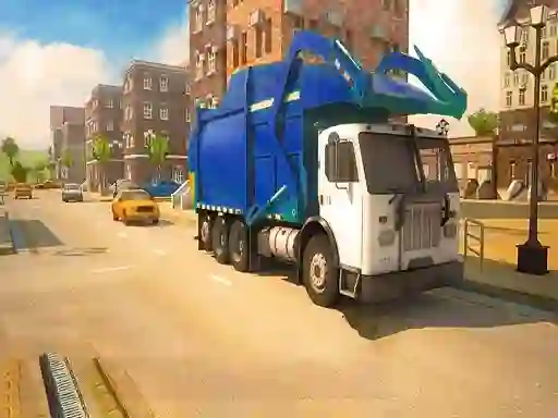 Igra Road Garbage Dump Truck Driver spletu