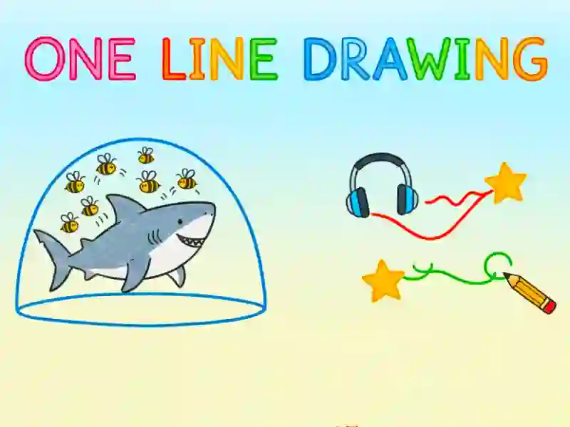 Igra One Line Drawing spletu