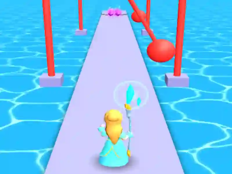 Igra Frozen Race 3D spletu
