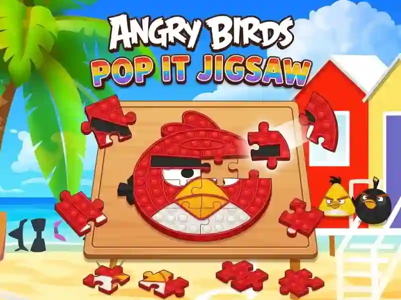Igra Angry Birds Pop It Jigsaw spletu