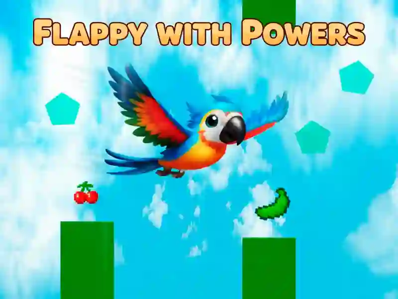 Igra Flappy with Powers spletu
