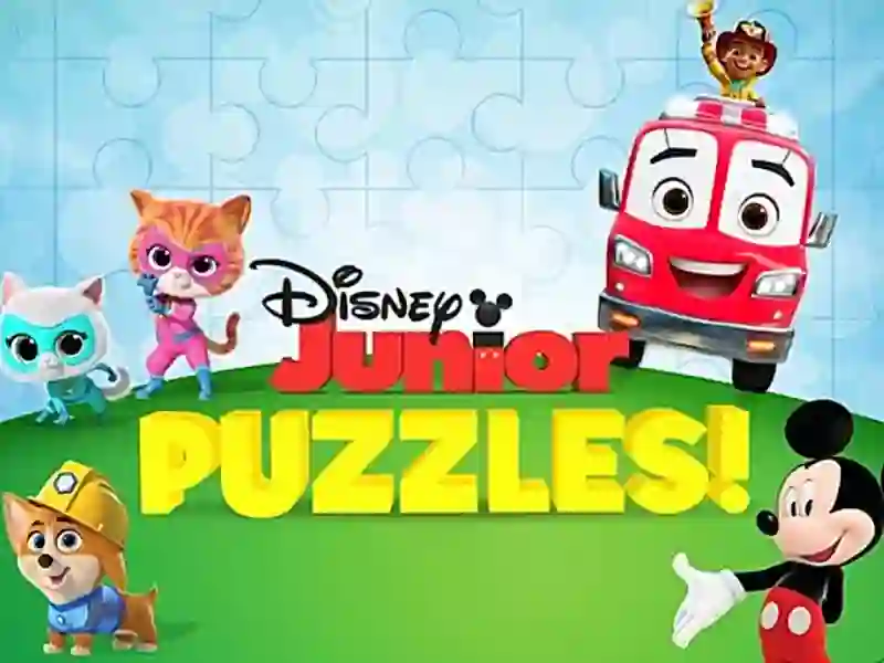 Igra Disney Junior Puzzles spletu