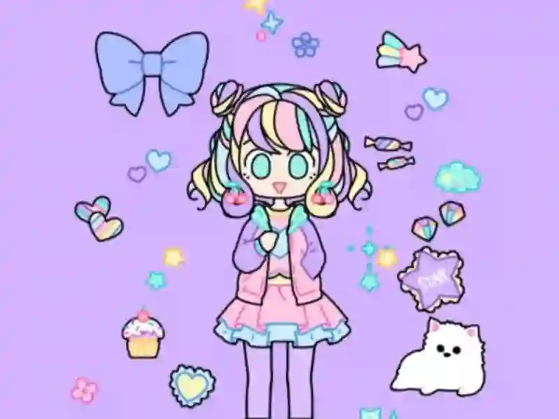 Igra Pastel Girl Dress Up spletu