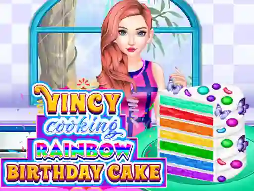 Igra Vincy Cooking Rainbow Birthday Cake spletu